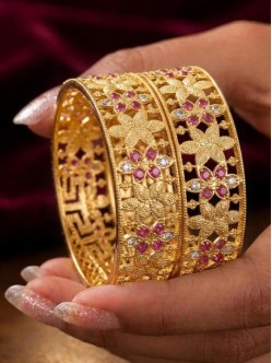 Gold Plated Bangles